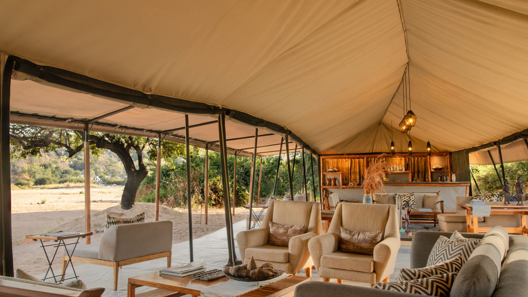 Common area at Kikoko Camp