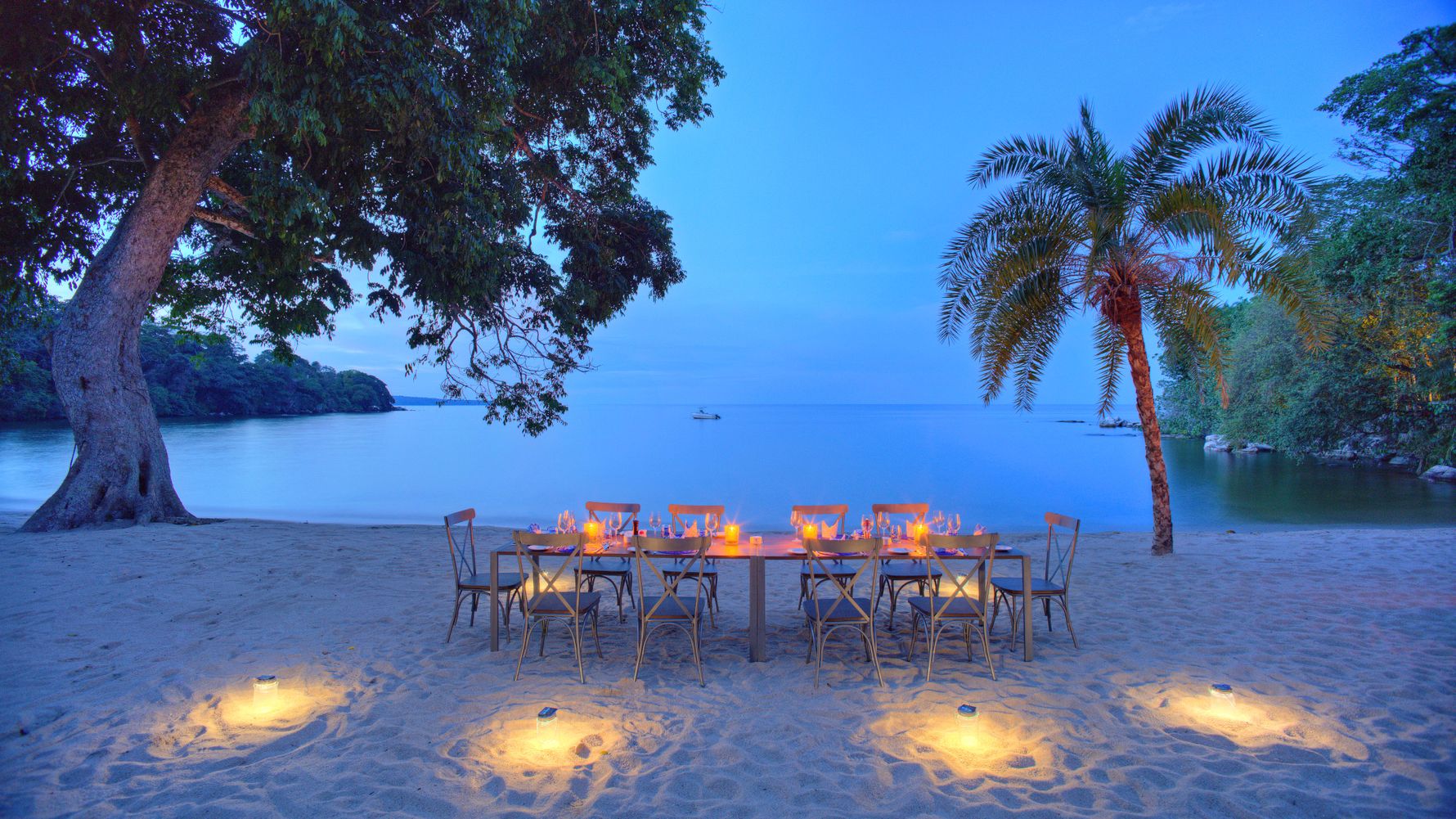 Dinner am Strand