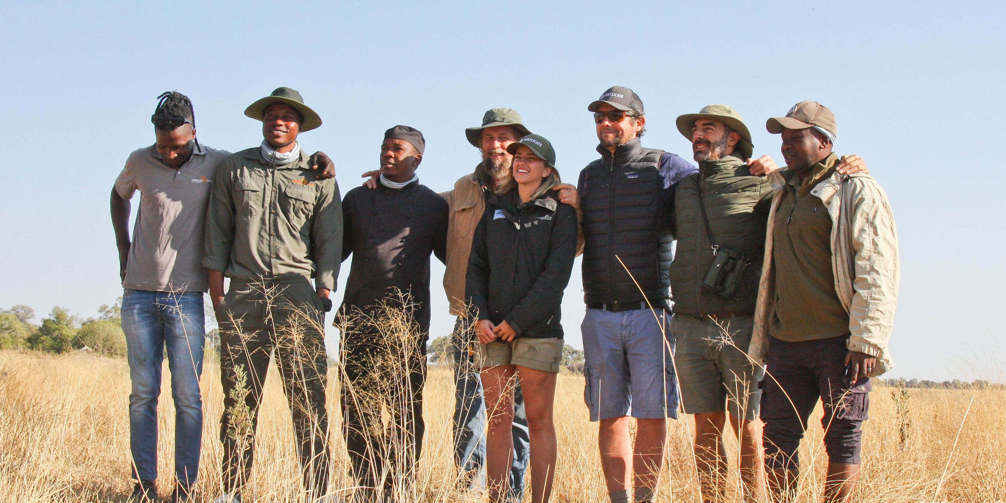 Gruppenfoto Guides in Botswana