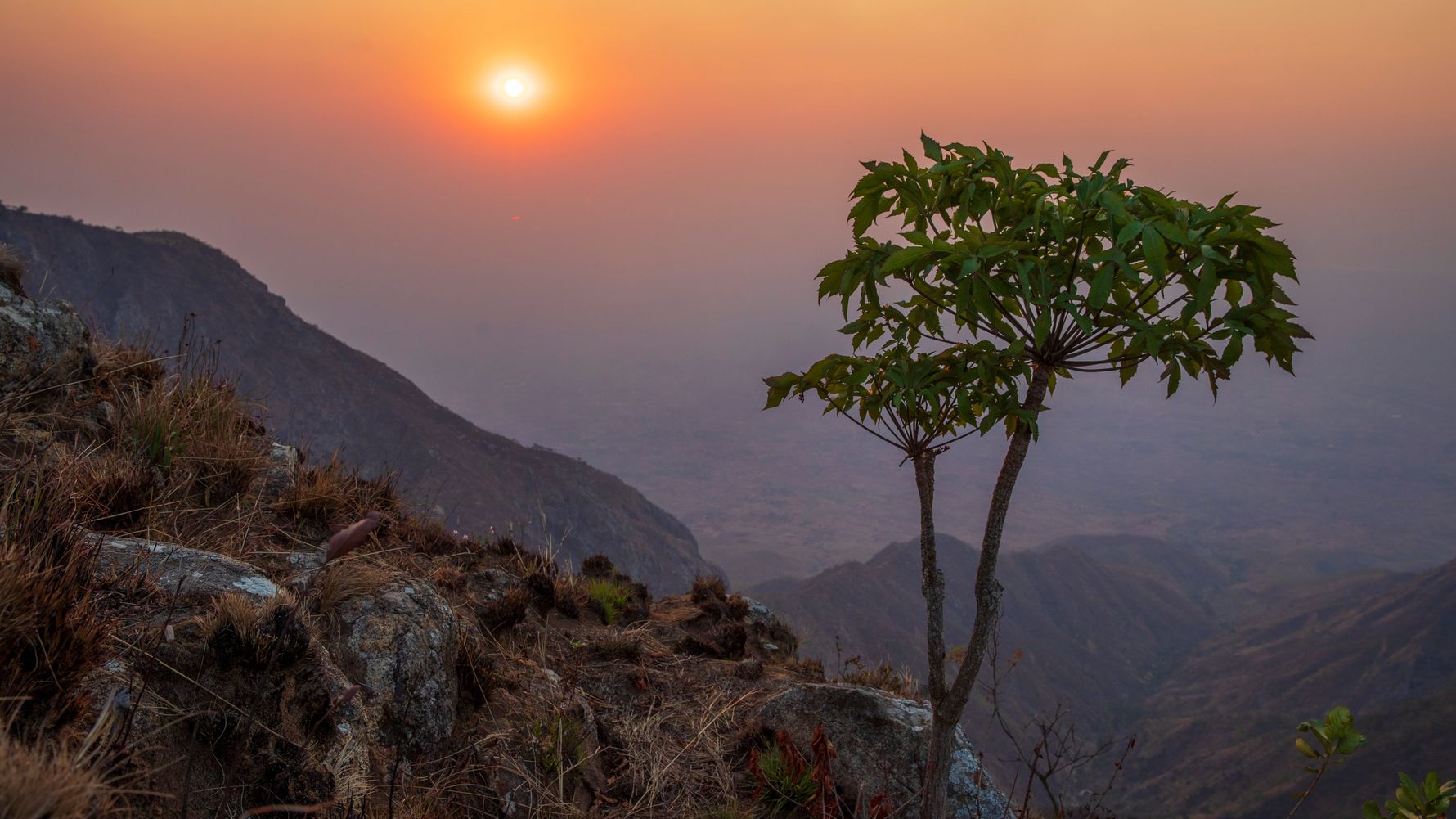 malawi-country-information-zomba-plateu-sunset