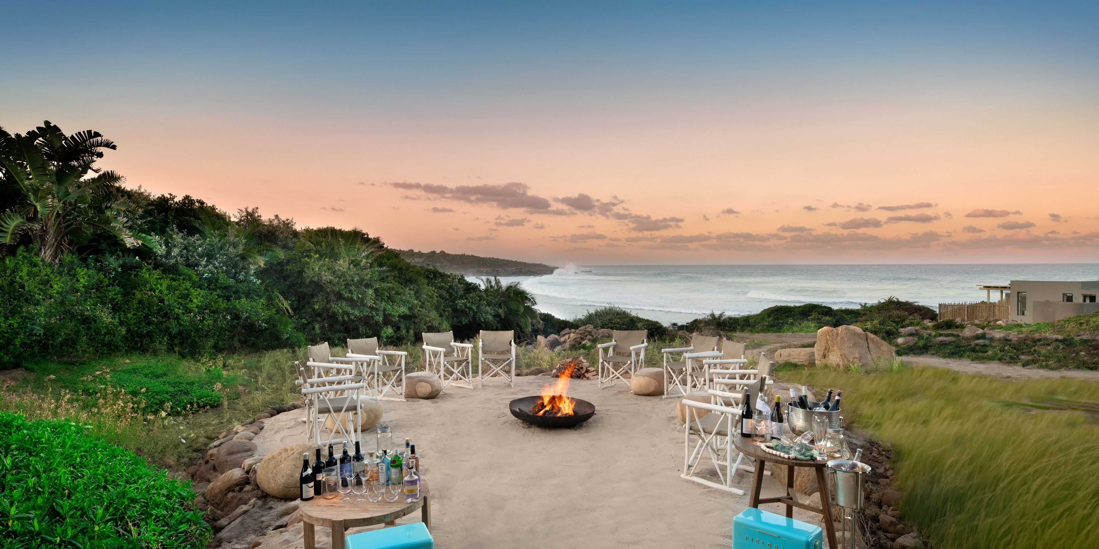 GweGwe Lodge Lagerfeuer