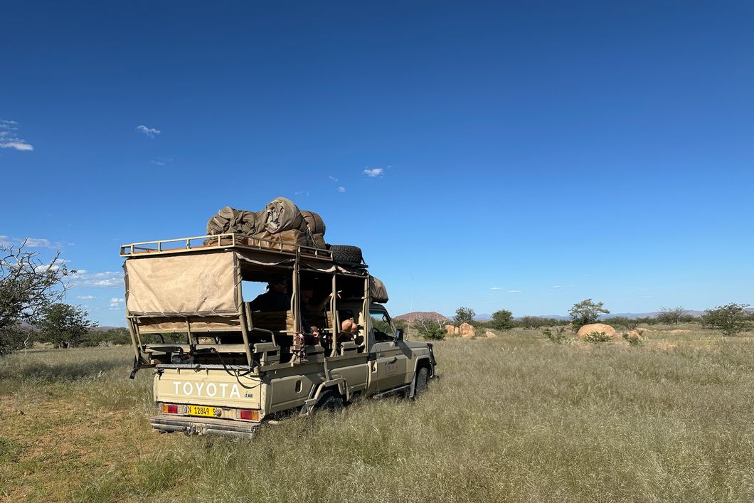 Vehicle in the higher grass