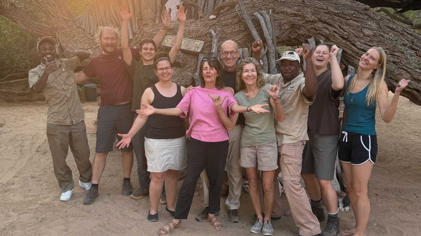 Gruppenfoto Damaraland