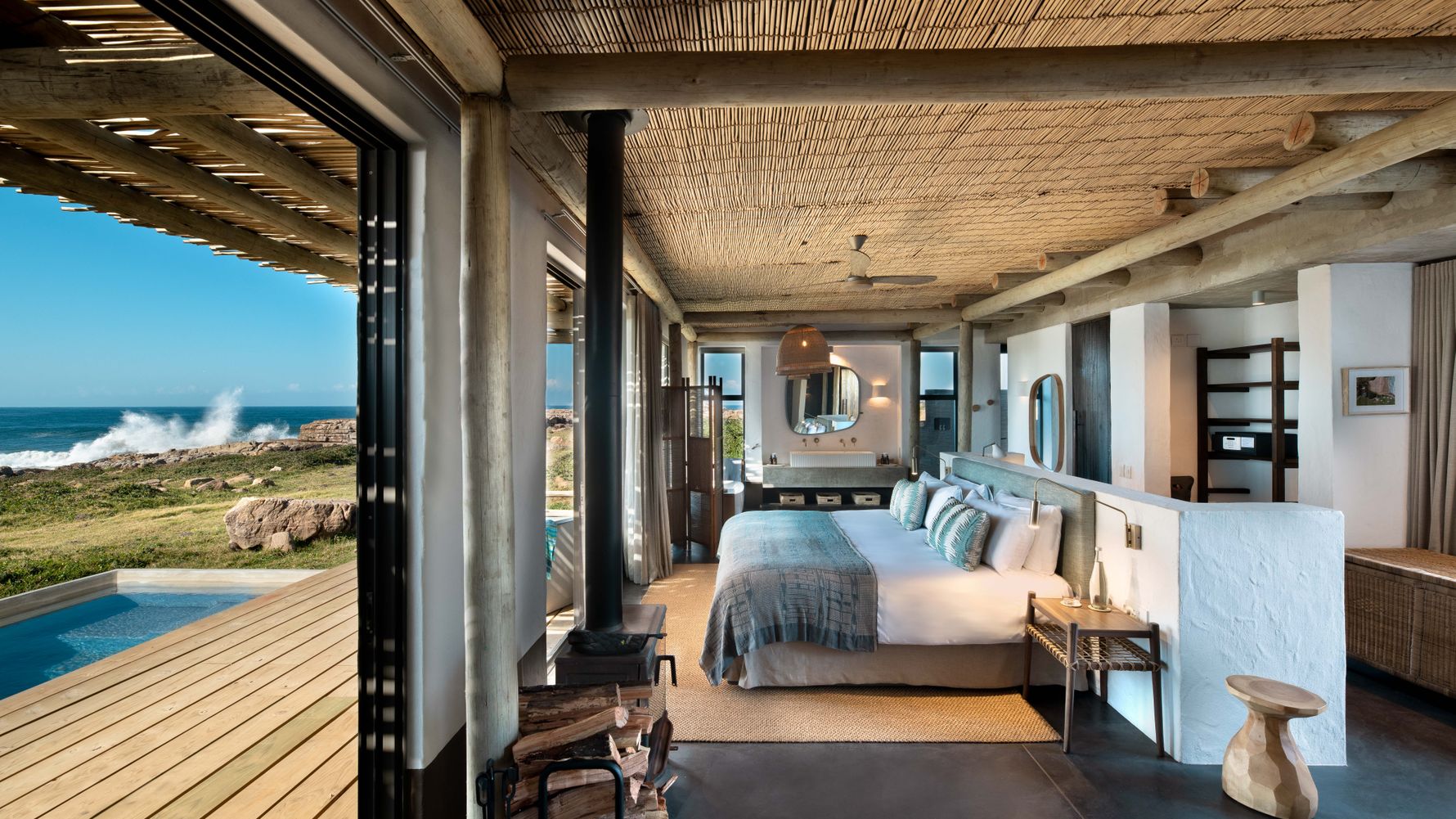 Room at GweGwe Beach lodge