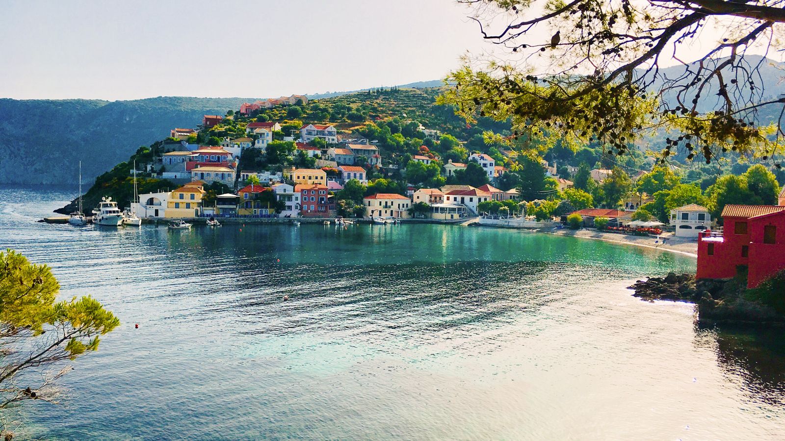 The resort of Kefalonia in Greece has charming fishing villages like Assos to offer.