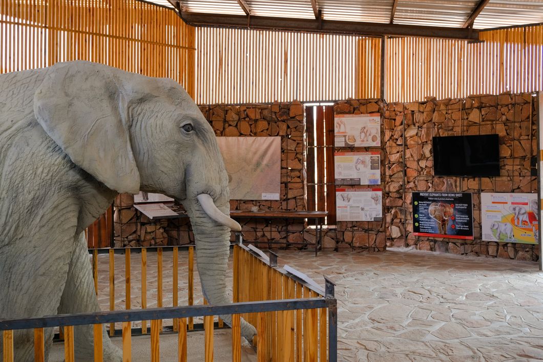 Information centre in Damaraland