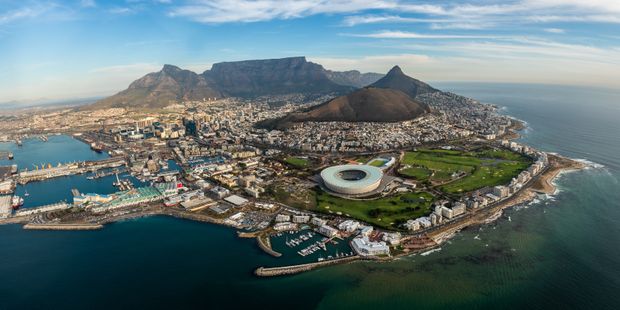 View on Capetown from above