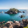 malawi-country-information-cape-maclear-aerial-view-island-rocks