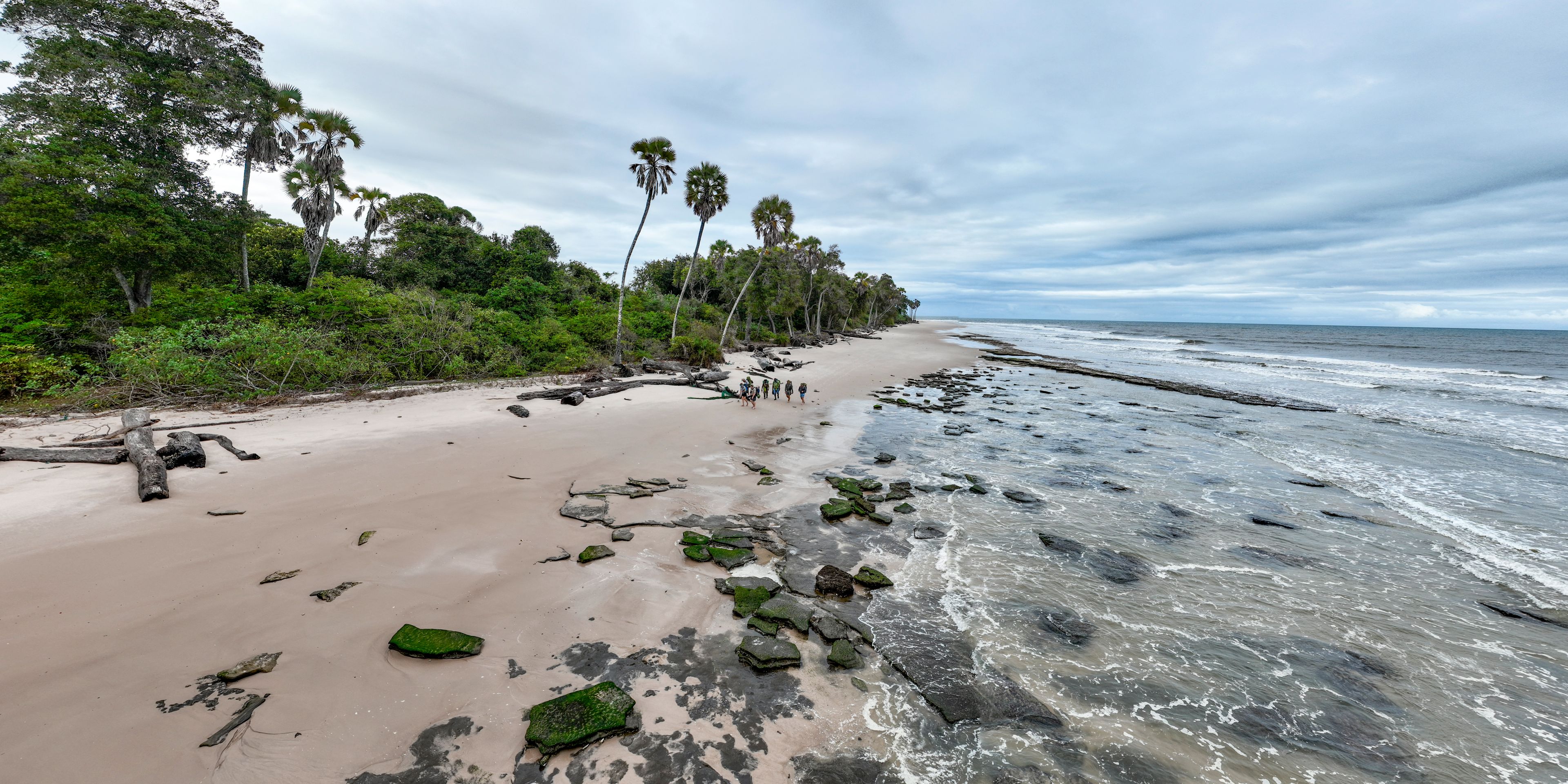 natucate-nature-travel-gabon-wilderness-trails-beach-aerial-group