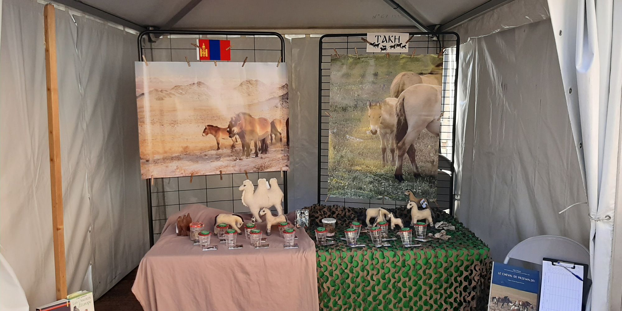 Ein Messestand des Foschungsprojektes