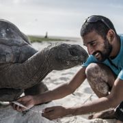 erfahrungberichte-freiwilligenarbeit-seychellen-cousin-island-lorenzo-schildkroeten-vermessung