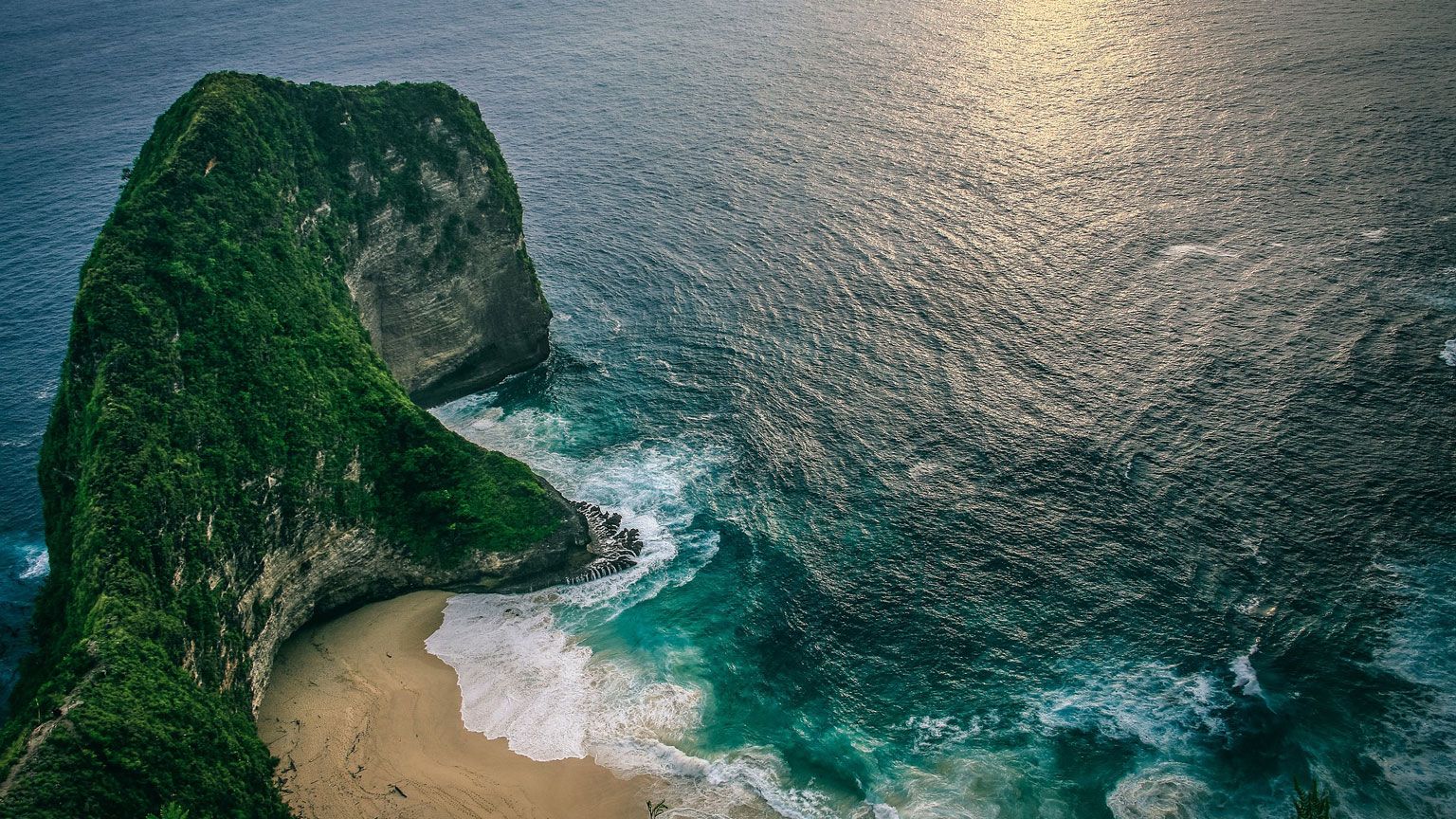 Die Insel Bali, welche an die Wallace Linie grenzt.