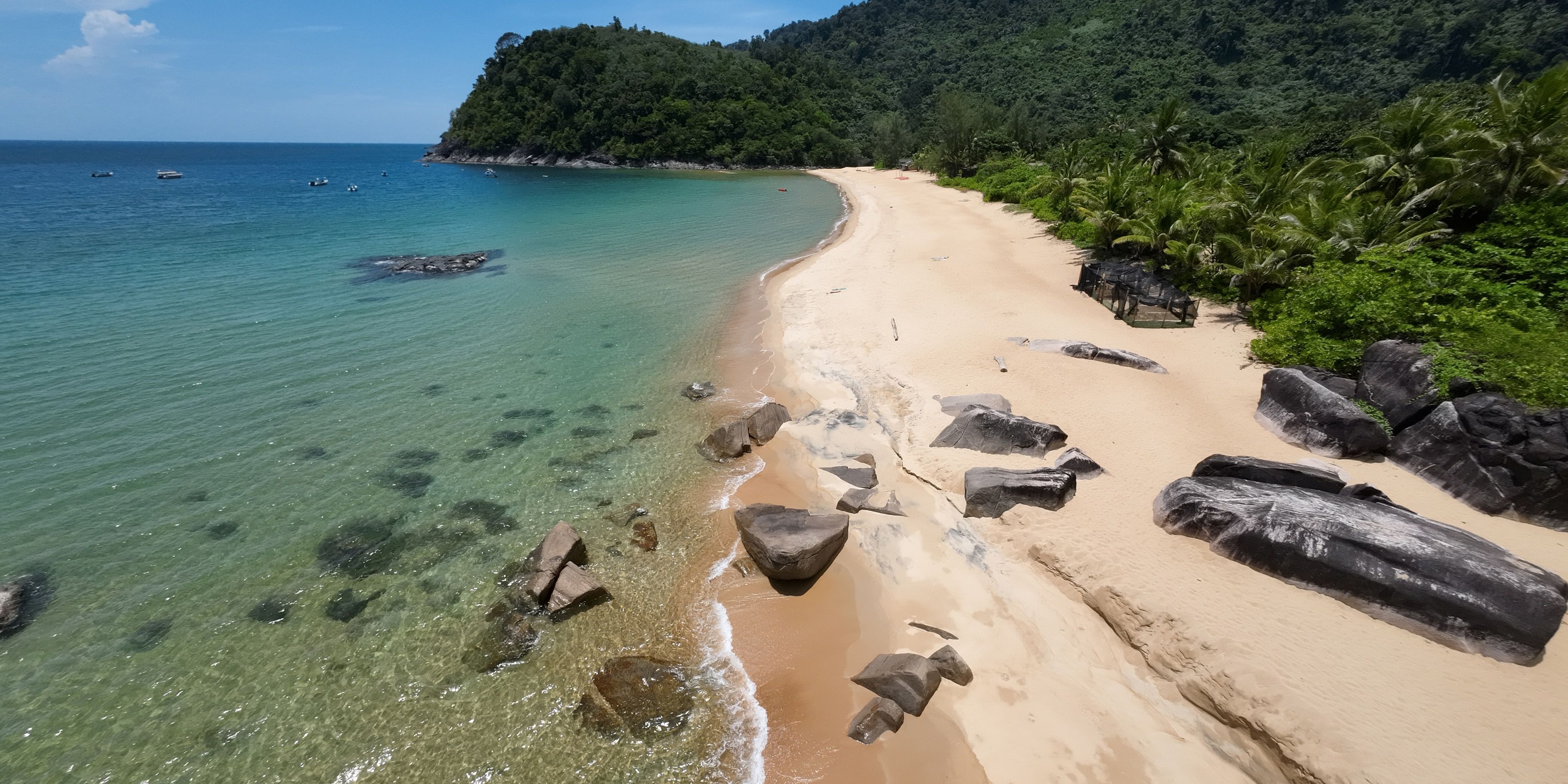 Vogelperspektive Strand von Tioman Island