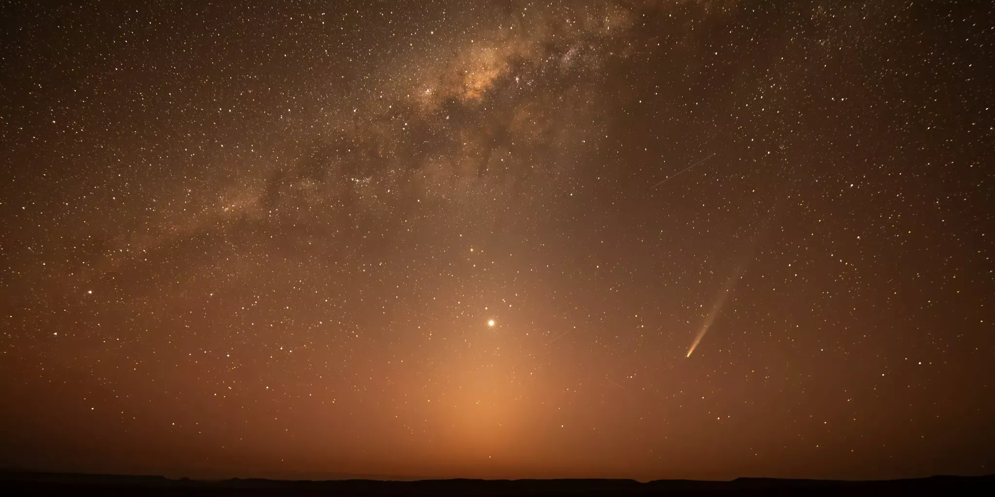 Night sky in Namibia