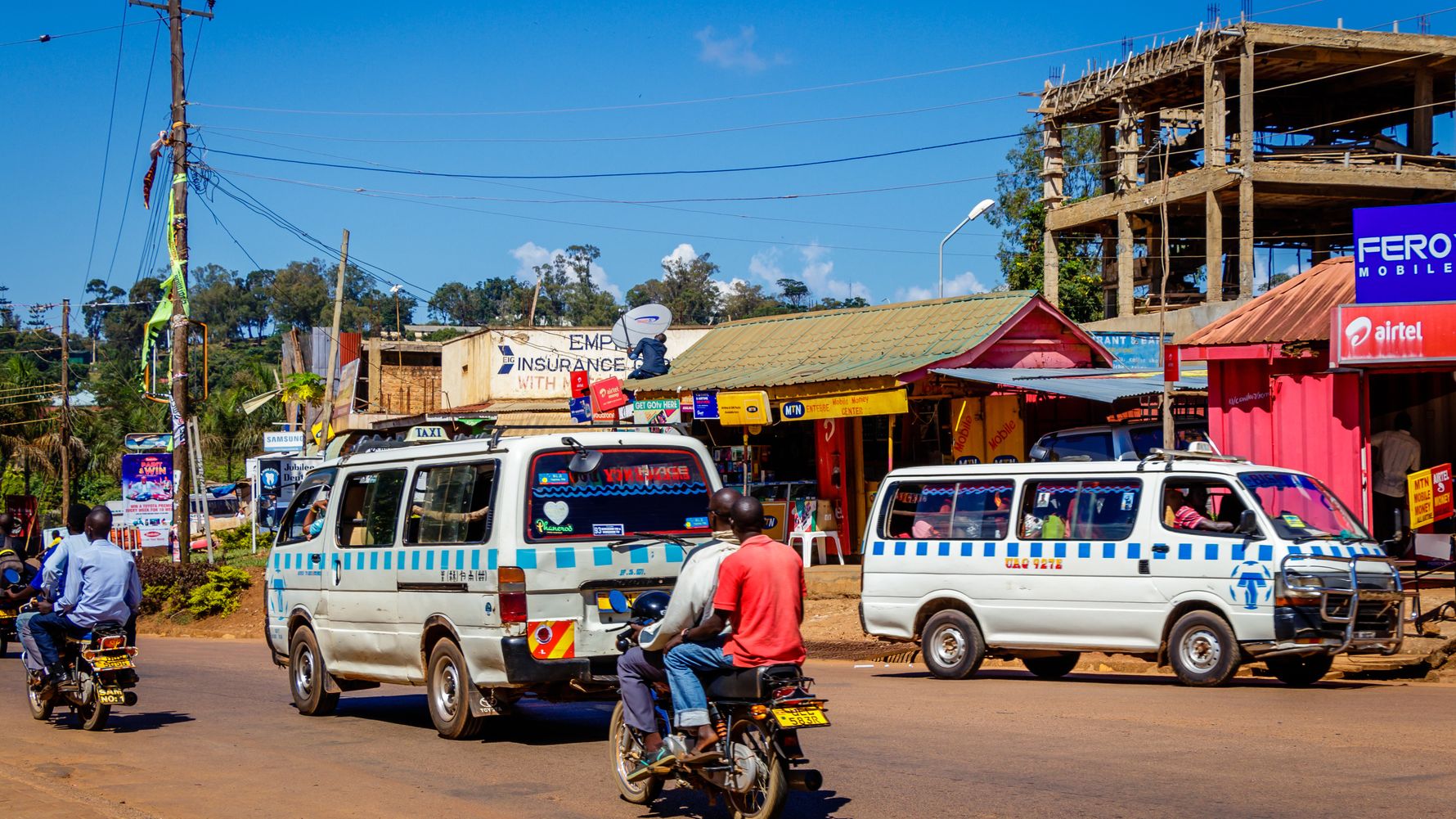 Busy street in Kamala