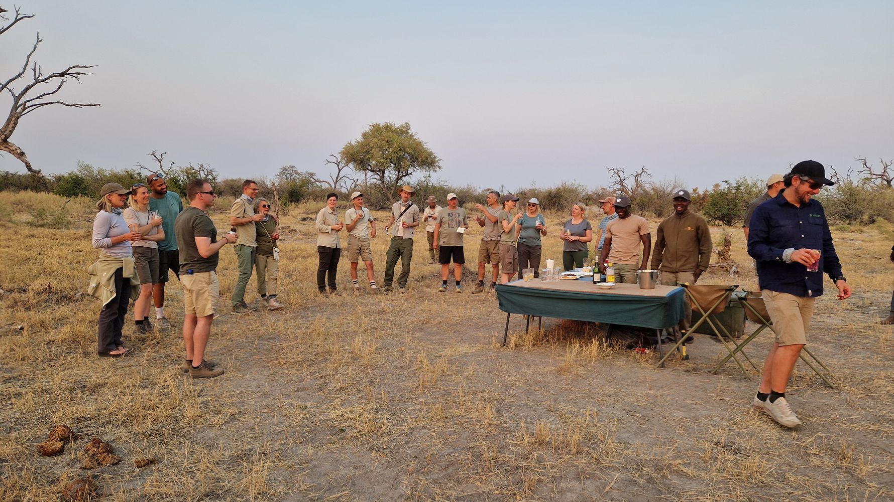 Gruppe in Botswana