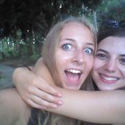 Zwei Volunteere unterwegs