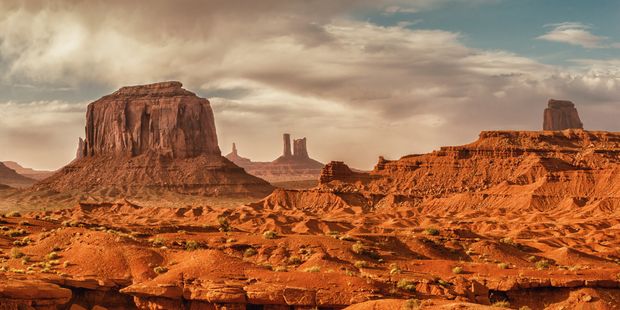 Panorama des Monument Valley im US-amerikanischen Bundesstaat Arizona