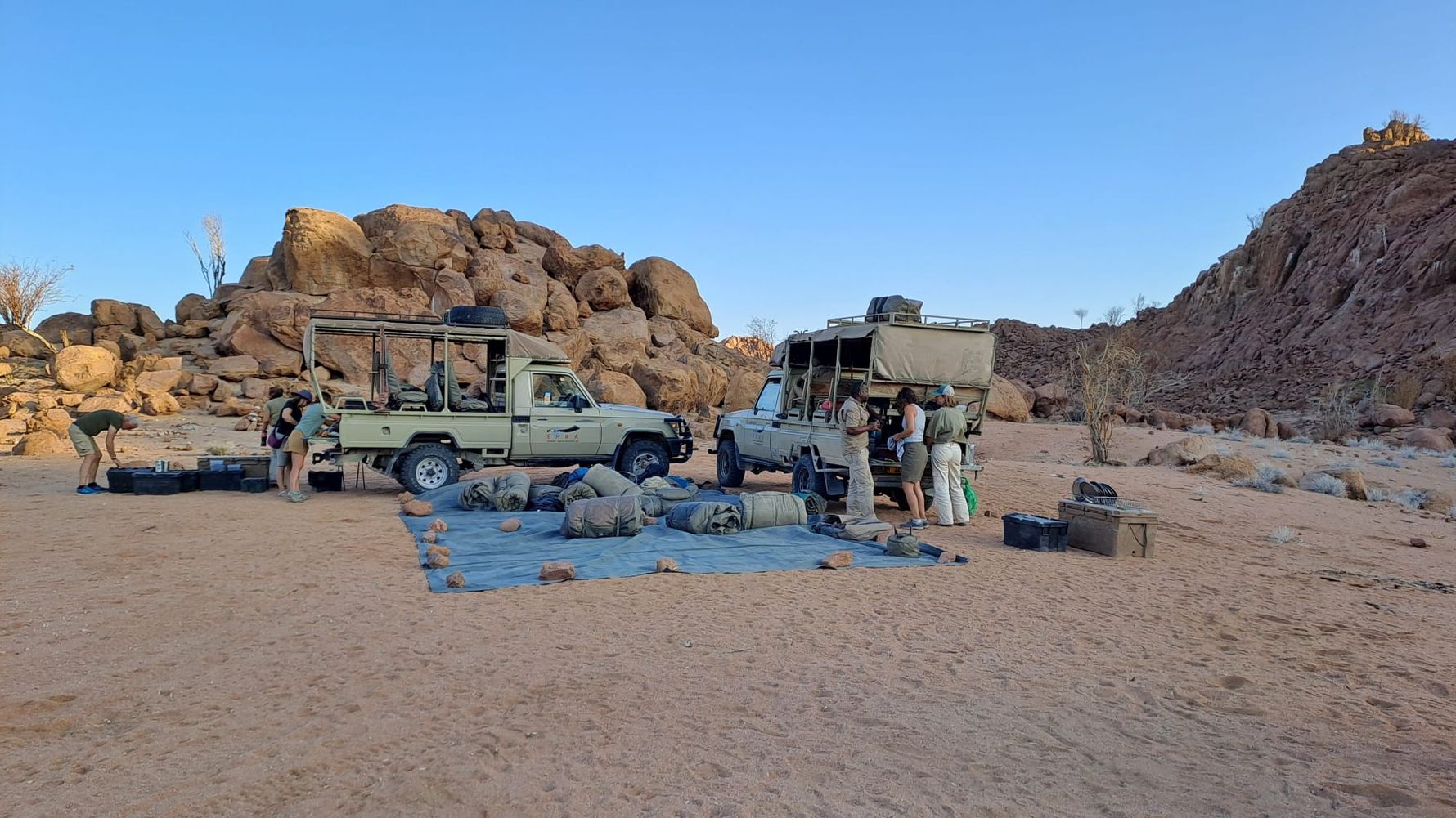 Sleep Out in Namibia's desert