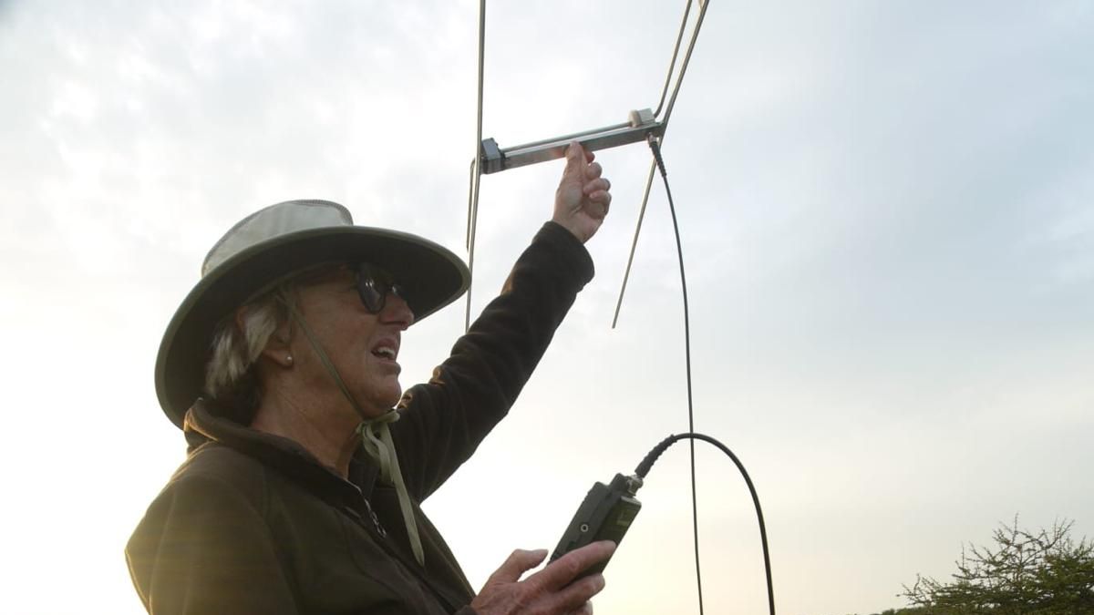 Beate mit Telemetrieger&auml;t