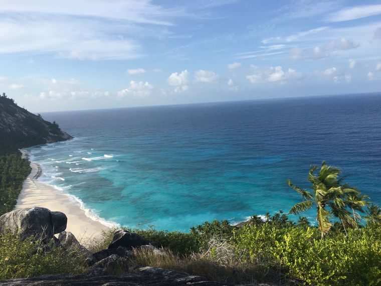 Seychellen Kueste und Strand