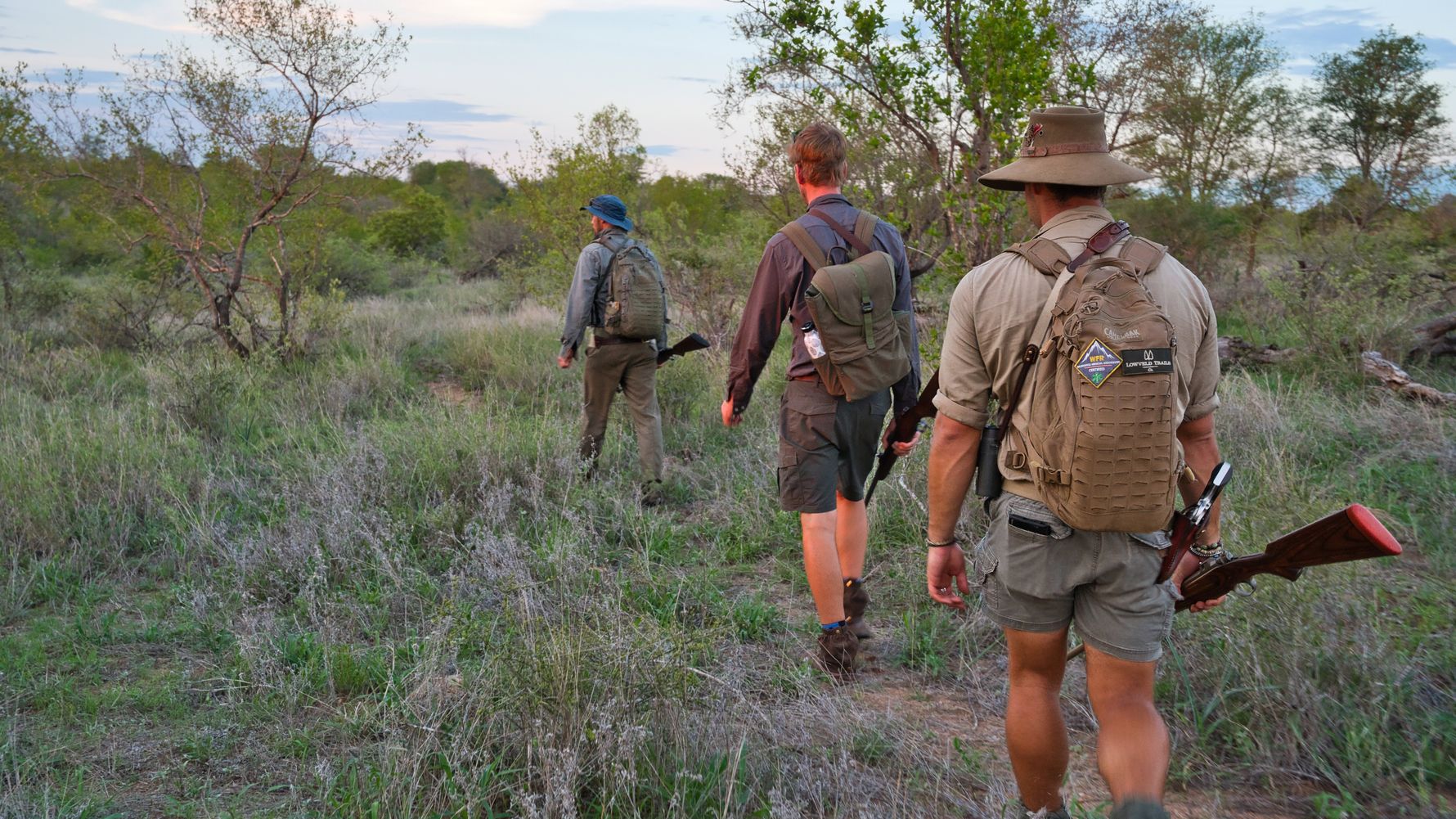 Wanderung durch Busch