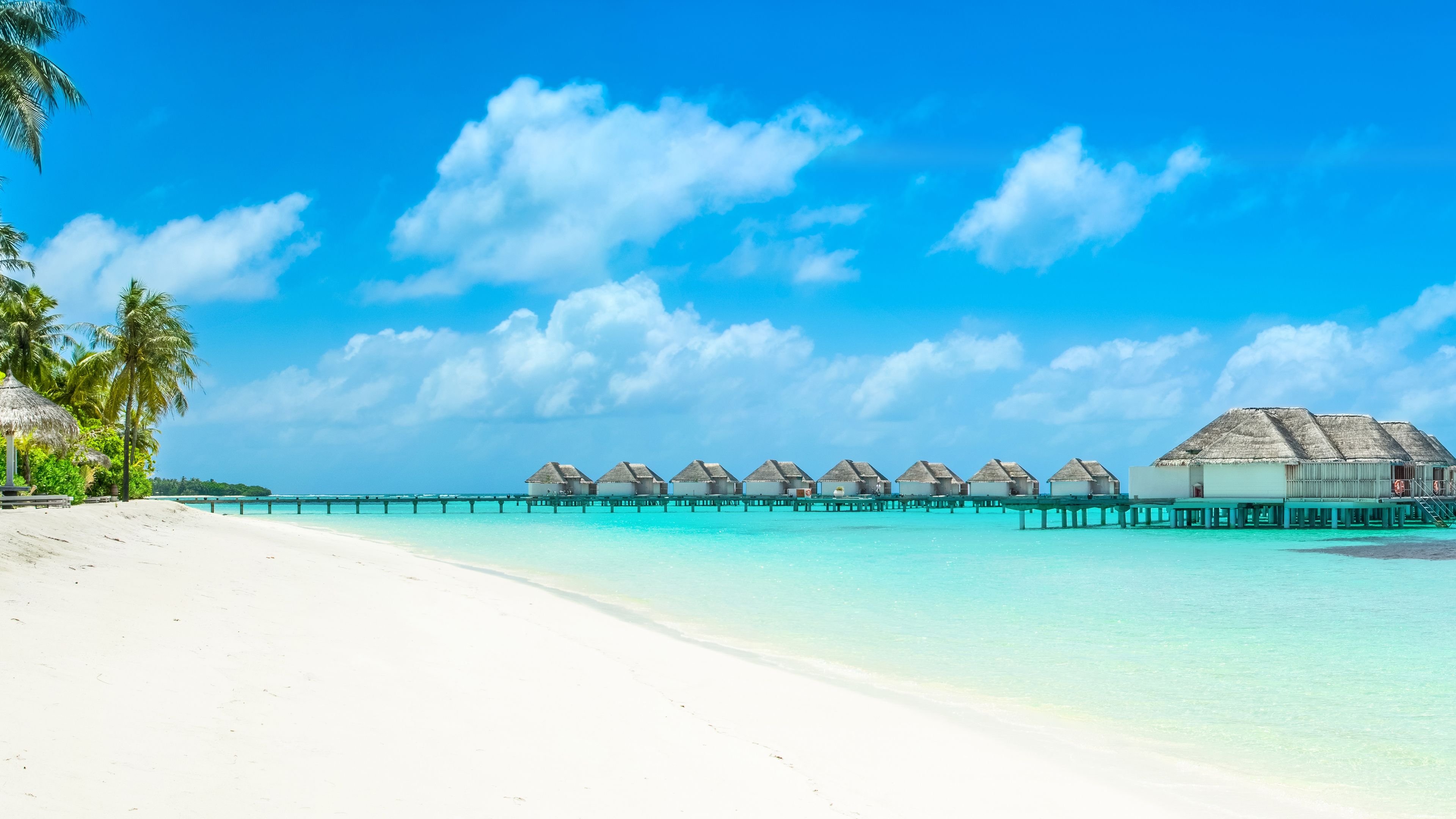 White Beach in the Maldives