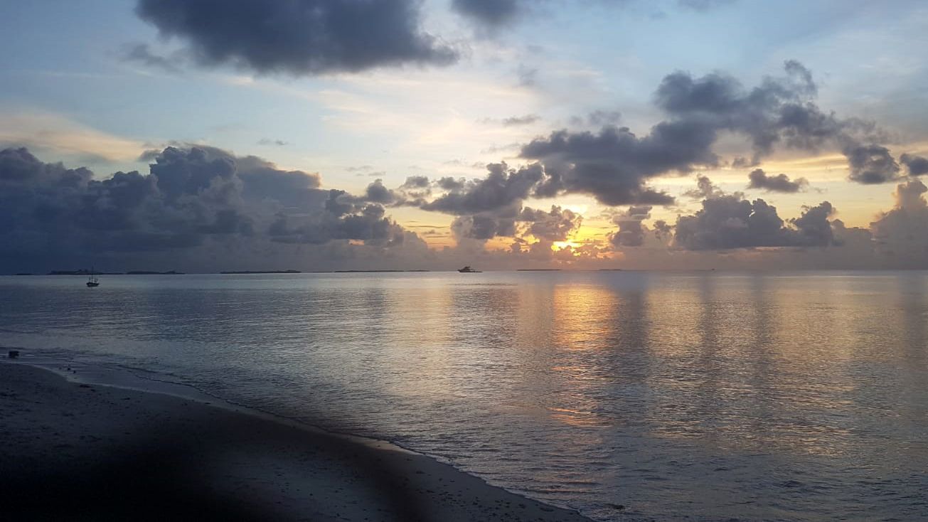 erfahrungsbericht-freiwilligenarbeit-walhaischutz-malediven-sara-sonnenuntergang-meer-natucate