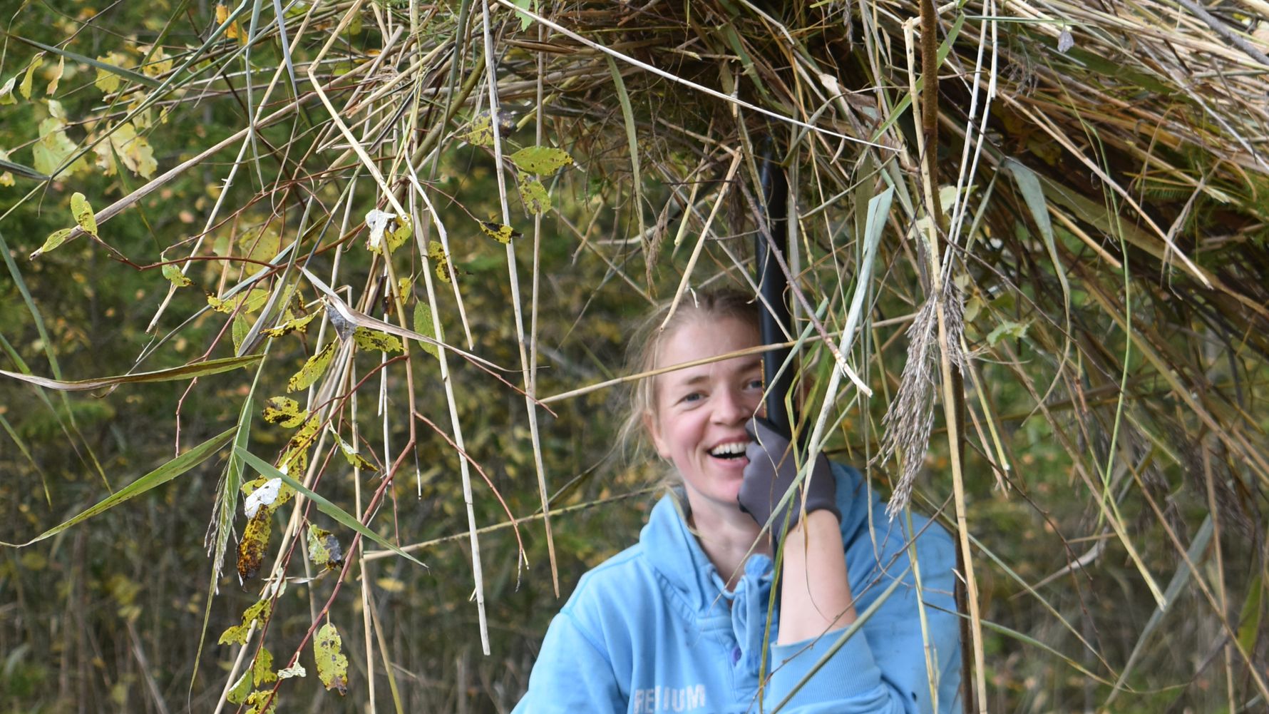 Freiwilligenarbeit im Naturschutz: Freiwillige bei Umweltarbeiten in Estland
