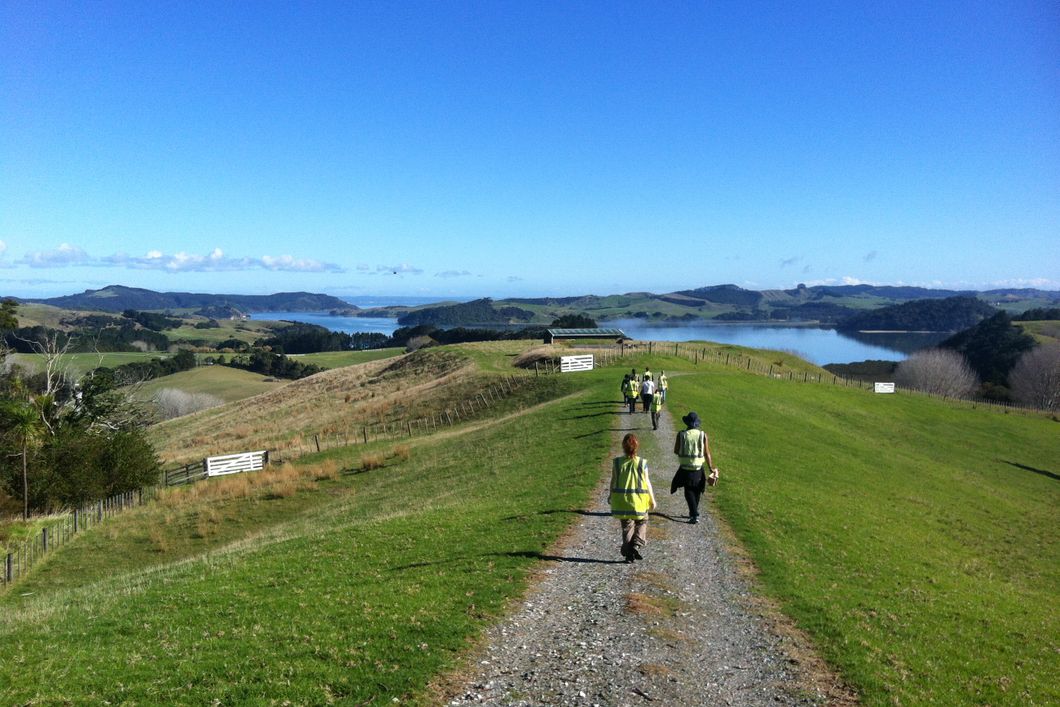 Freiwillige auf Weg in Neuseeland