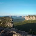 A landscape image of Chapada Diamantina in Brazil under a blue sky