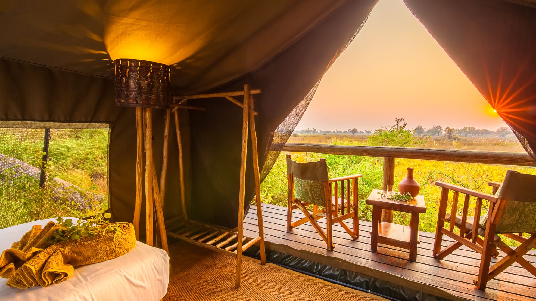 blog-ratgeber-botswana-oddballs-enclave-zelt-sonnenuntergang-natucate