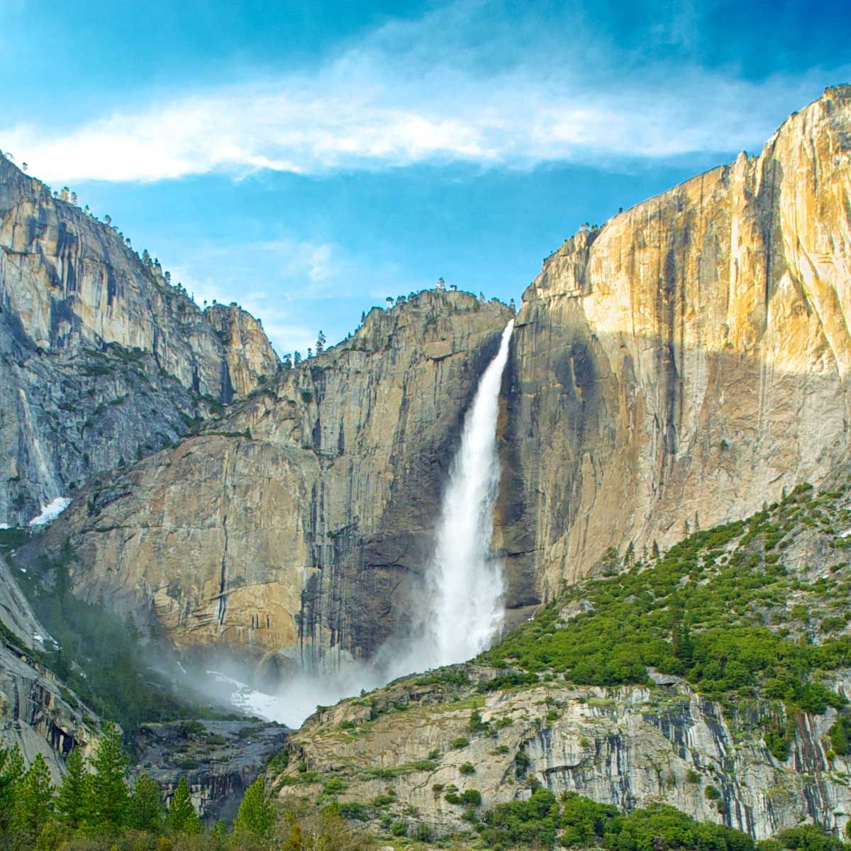 Sabbatical in Kalifornien: Die Yosemite-Falls im Yosemite-Nationalpark
