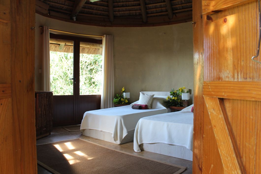 Volunteering in Mauritius: Bedrooms of the volunteer accommodation sleep two people