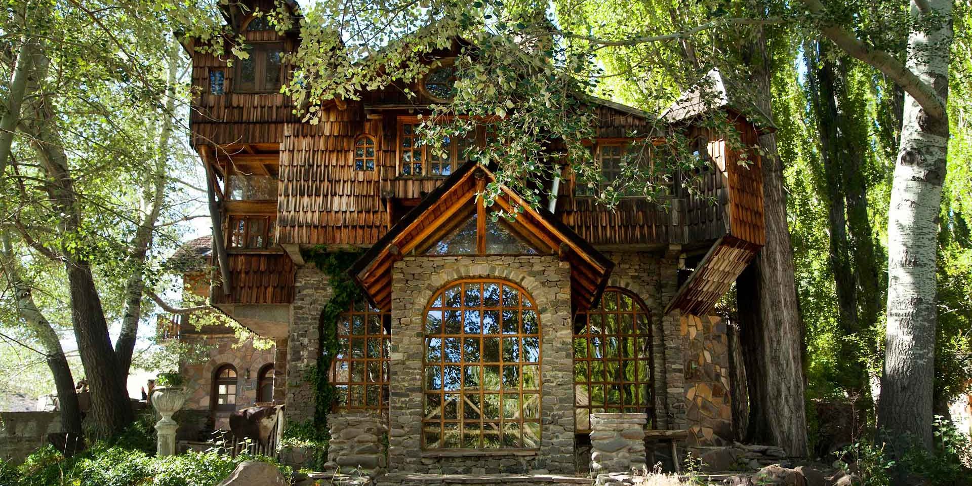 Das Anwesen der Pferde Ranch in der auch die Praktikanten untergebracht werden