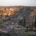 Die Schlucht Lanner Gorge praegt das Landschaft Bild Makulekes imens