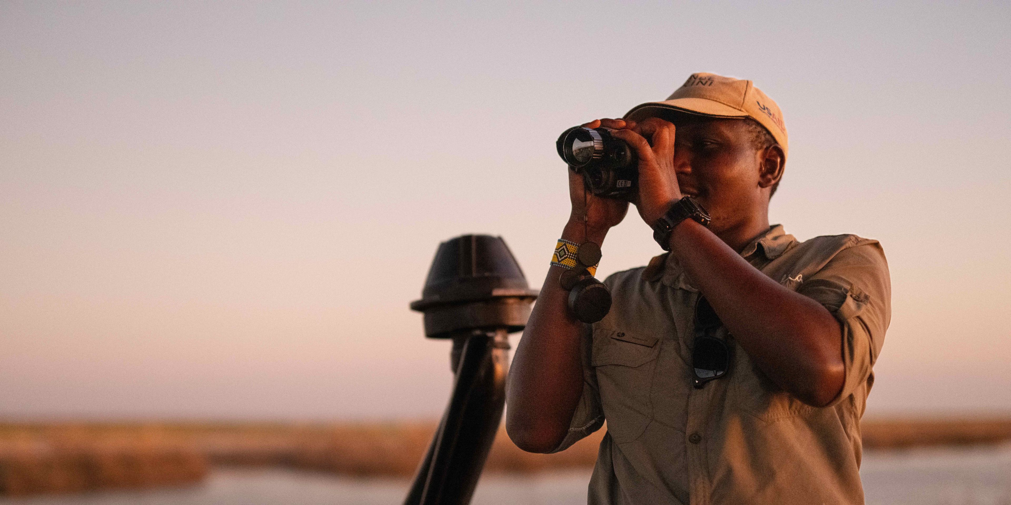 Guide mit Thermal-Fernglas