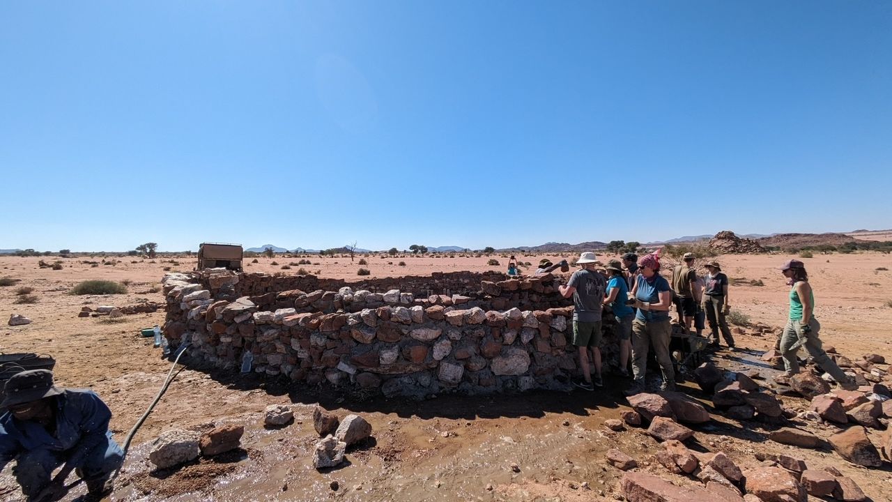 Well construction in Namibia
