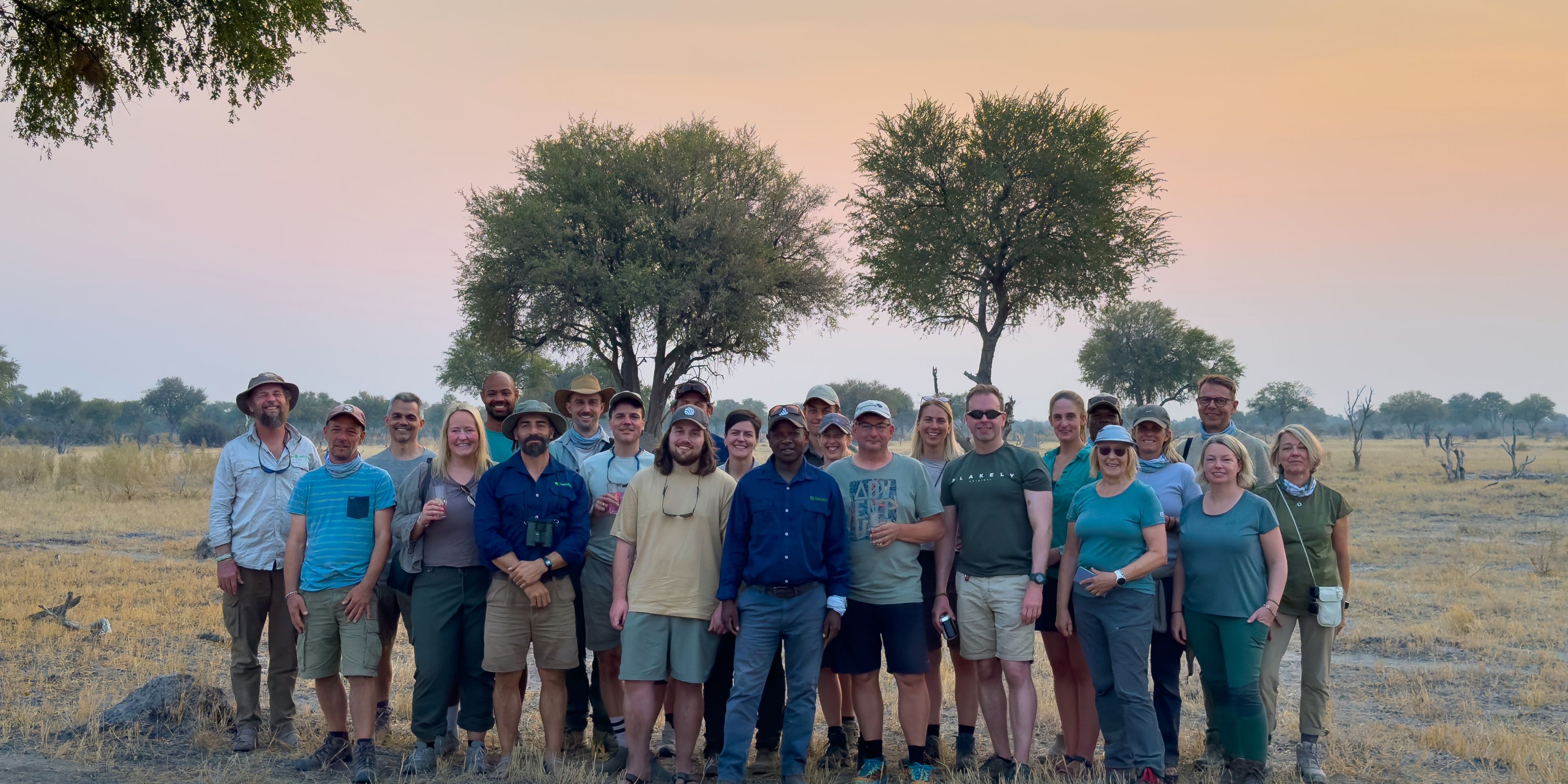 Gruppenfoto Botswana Okavango Delta